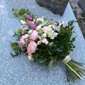 GERBE DE FLEURS PASTEL