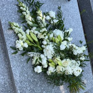 GERBE DE FLEURS BLANCHES – Image 3