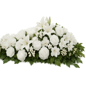 RAQUETTE DE FLEURS BLANCHES
